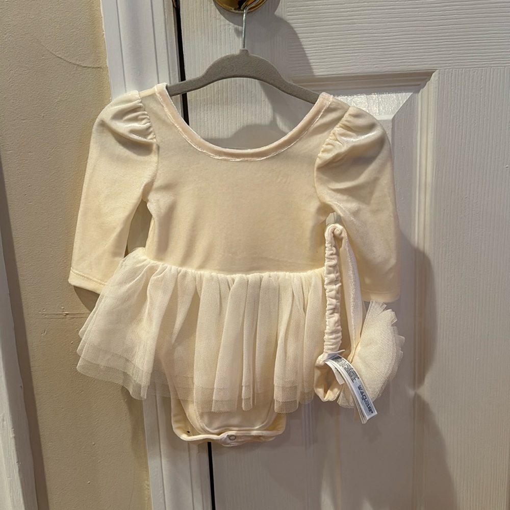 Gap White Tule One Piece